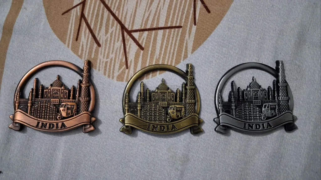 Fridge Magnets in metal