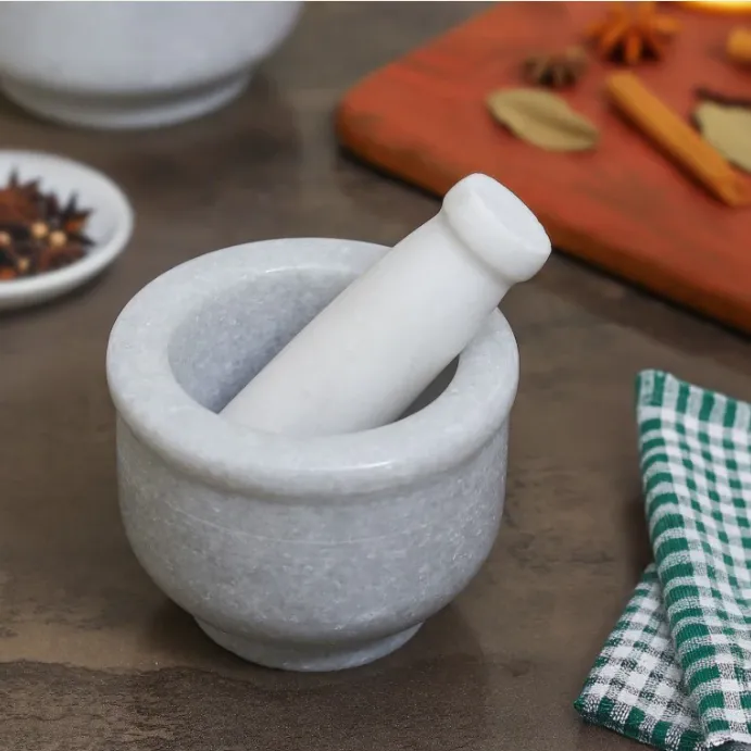 Pestle set in marble (4 Inch)